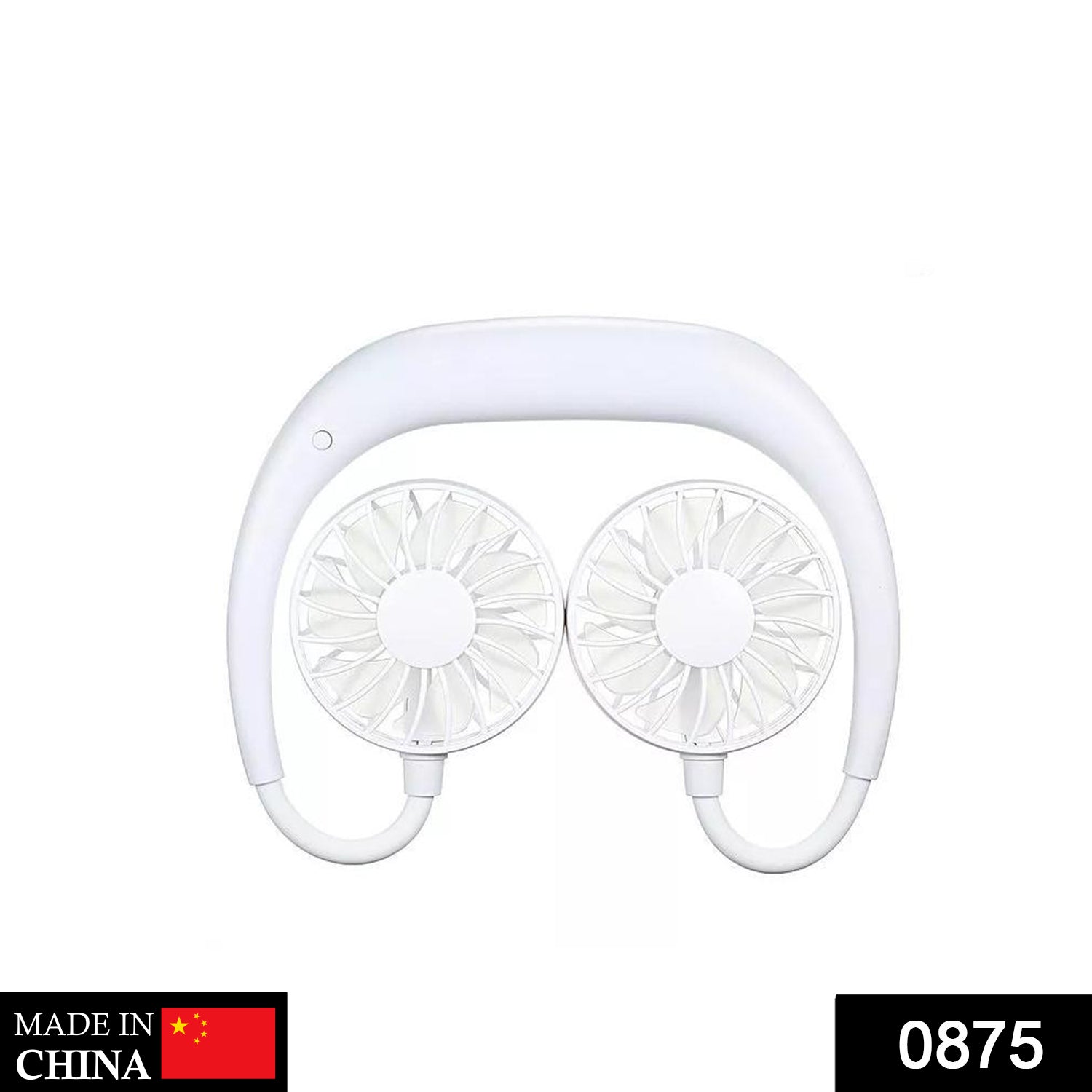 0875 Portable USB Battery Rechargeable Mini Fan - Headphone Design Wearable Neckband Fan 0875 Portable USB Battery Rechargeable Mini Fan - Headphone Design Wearable Neckband Fan